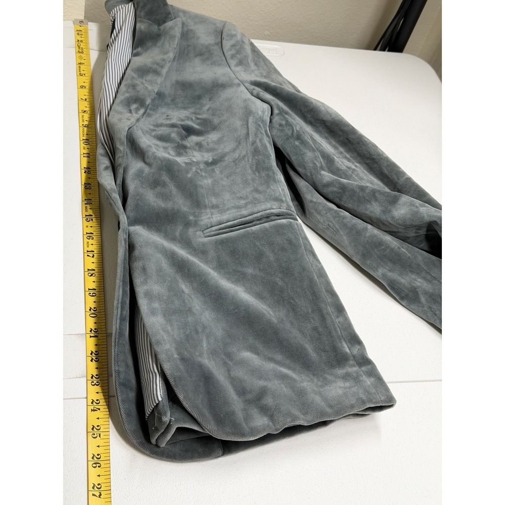 J Crew Blazer Womens 0 Parke Velvet Career Staple Business Preppy 100% Cotton - Picture 15 of 15